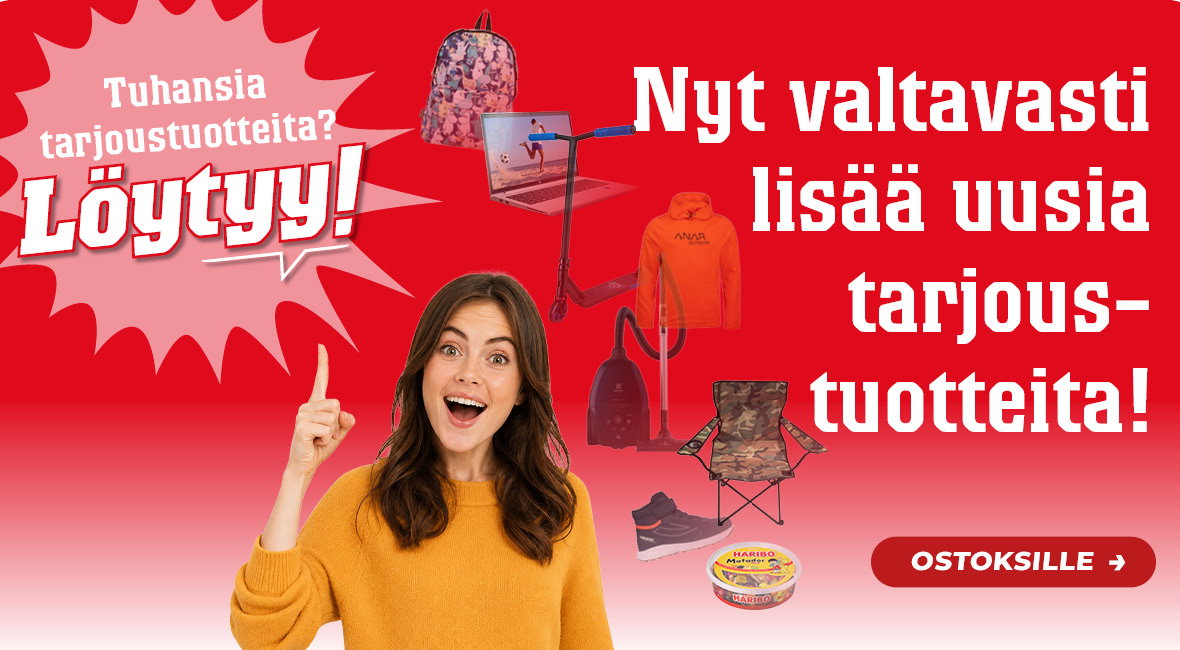 Uusia tarjouksia! 