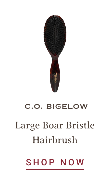 C.O. Bigelow Large Boar Bristle Hairbrush | SHOP NOW