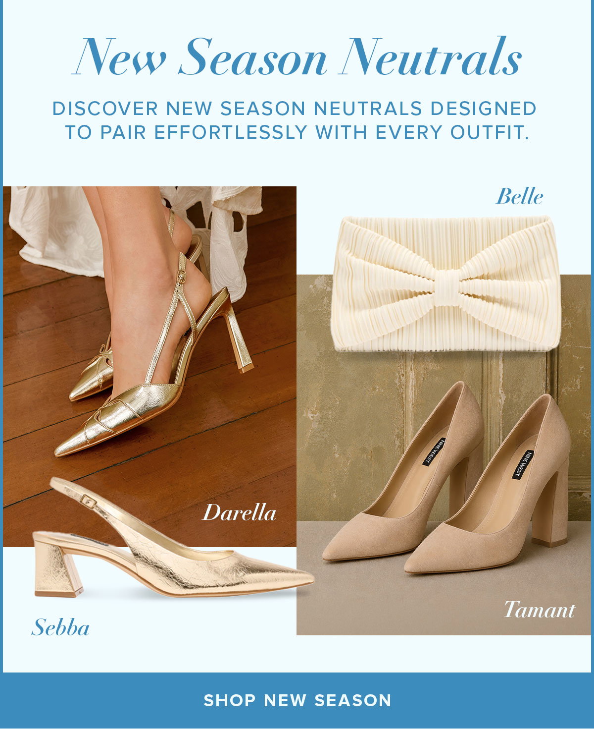 $50 OFF SHOES + 25% OFF BAGS | Shop Now
