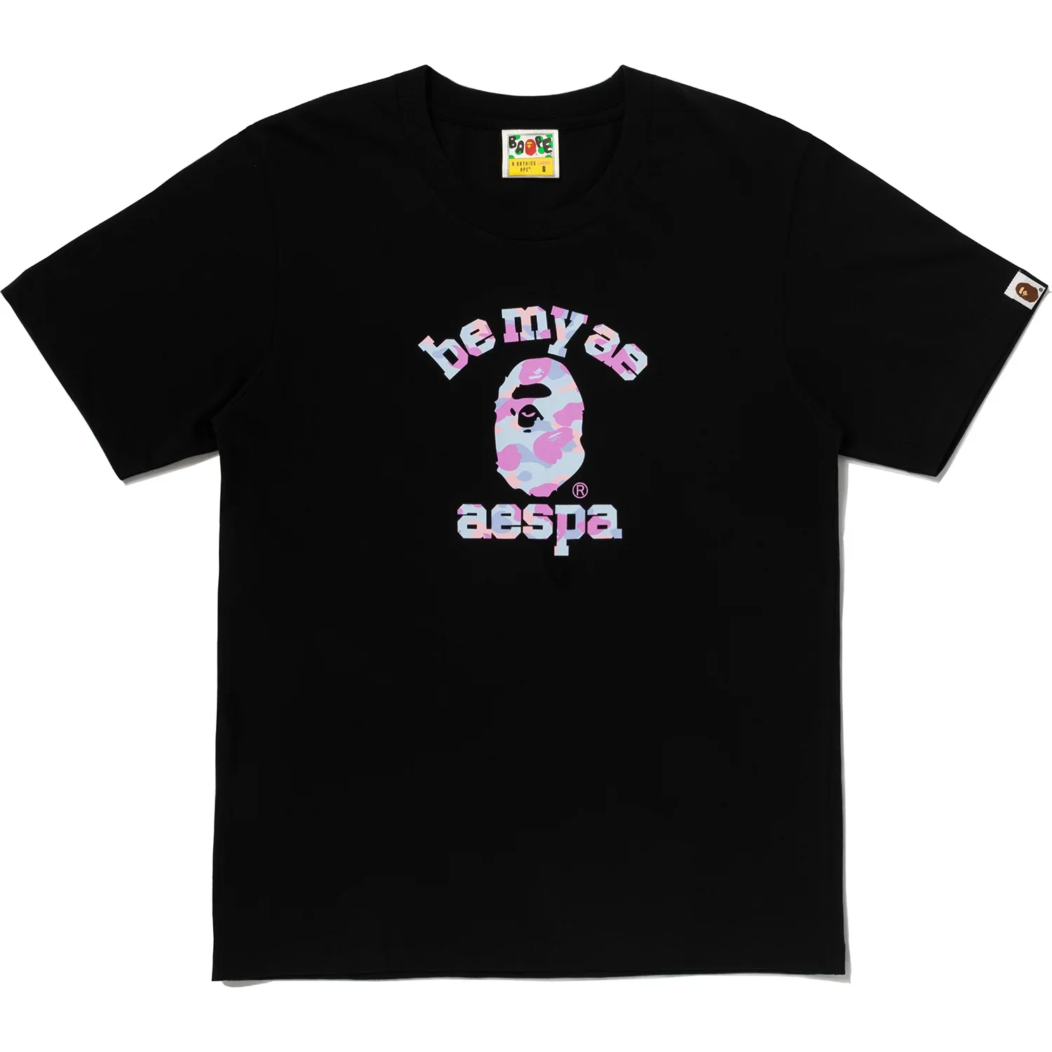 Image of BAPE X AESPA COLLEGE TEE LADIES