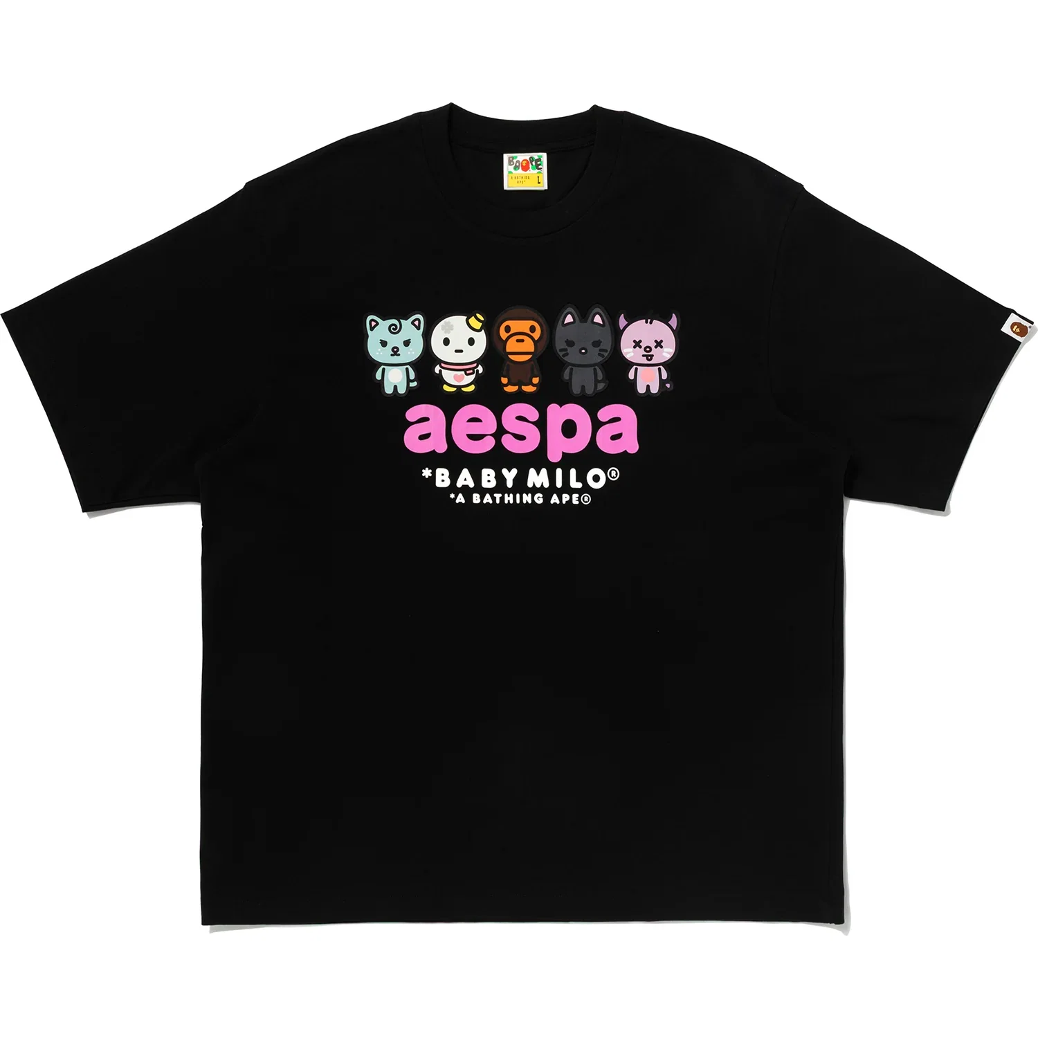 Image of BAPE X AESPA BABY MILO TEE LADIES