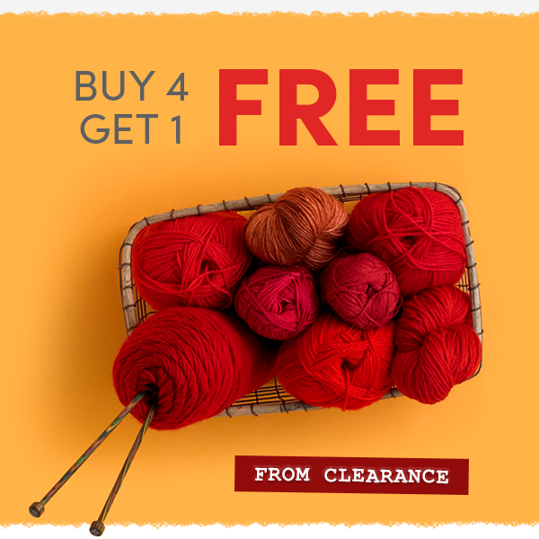 Buy 4, Get 5th FREE in clearance