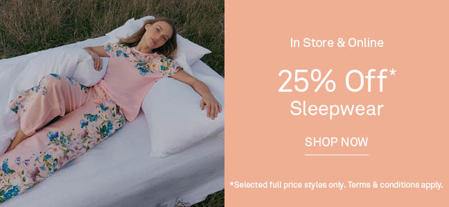 25% Off Sleepwear