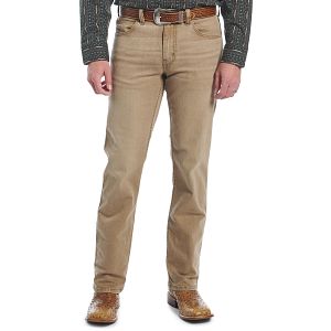 1879 Modern Slim Mens Jeans in Sand Dune.