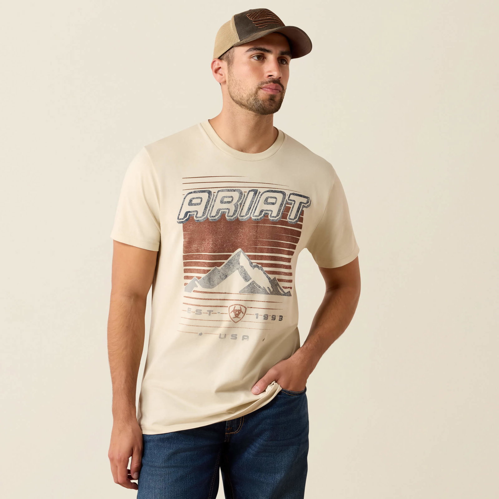Men’s Ariat Nineties Cowboy T-Shirt