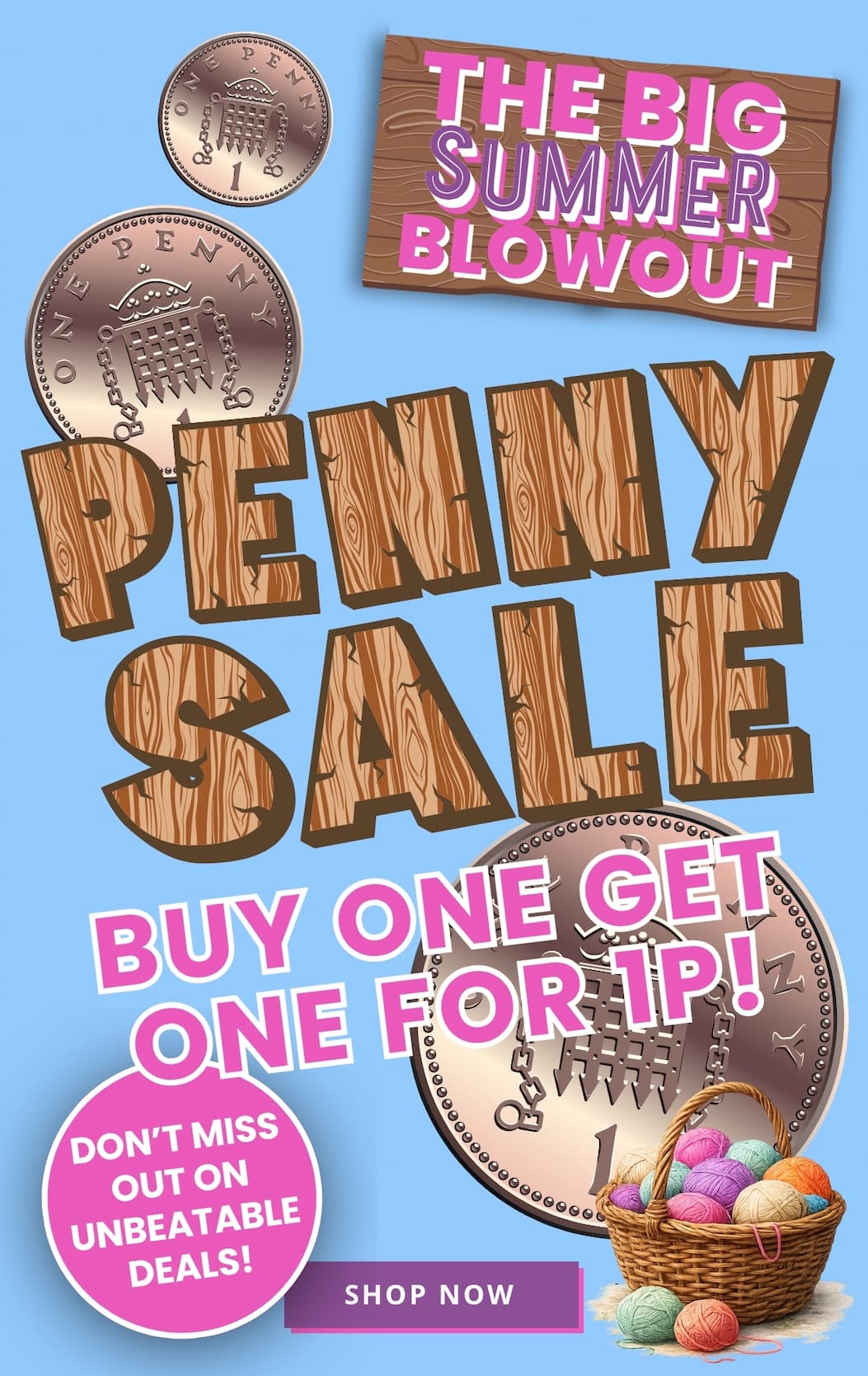 Penny Sale Big Summer Blowout