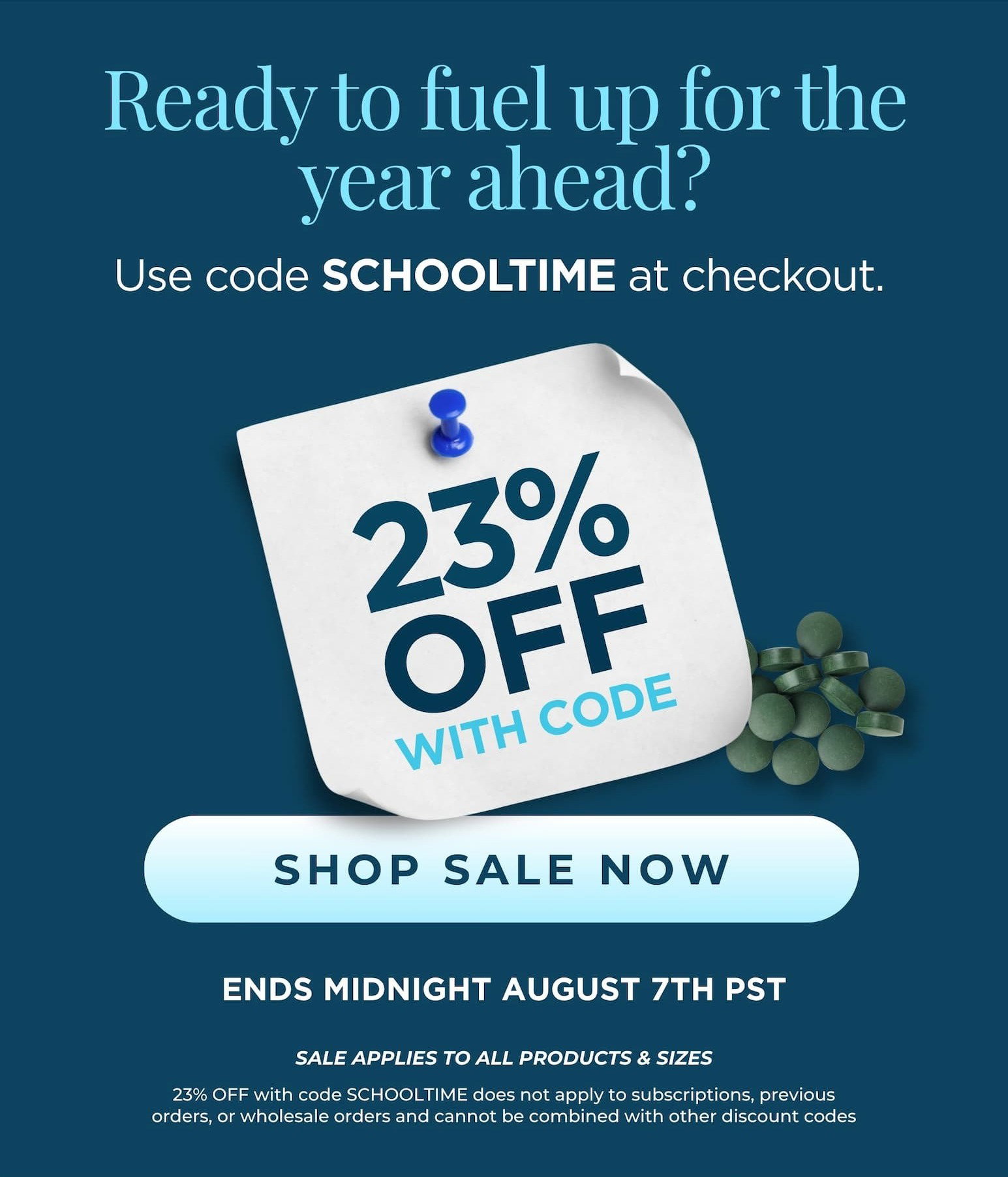 Ready to fuel up for the year ahead? SHOP SALE NOW.