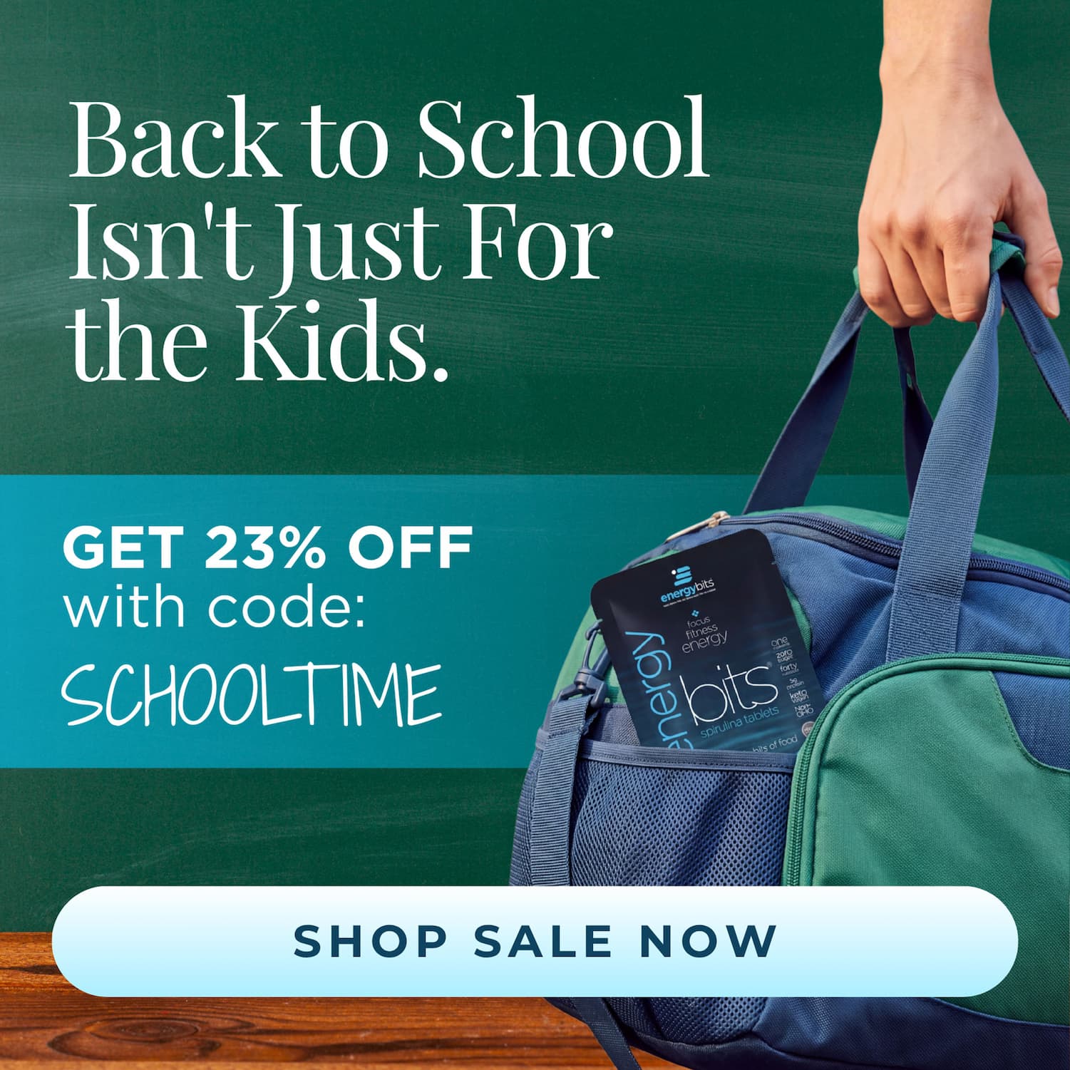 Back to School Isn't Just For the Kids. Get 23% OFF with code SCHOOLTIME