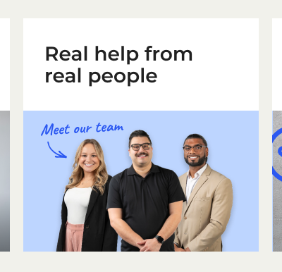 Real help from real people