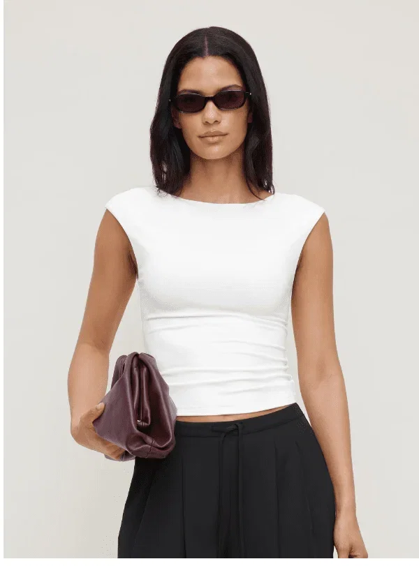 Sculpt Cap Sleeve T Shirt