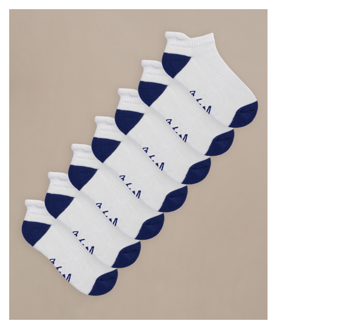 Luxe Every Day Of The Week Trainer Socks – 7 Pack