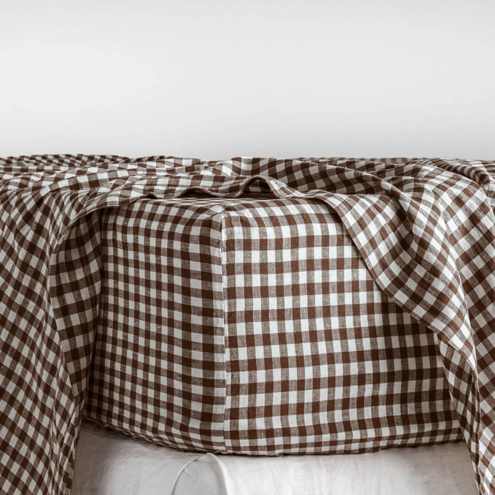French Flax Linen Fitted Sheet in Cho...