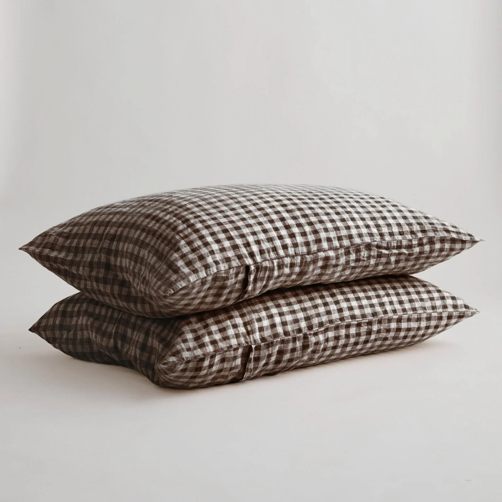 French Flax Linen Pillowcase Set in...