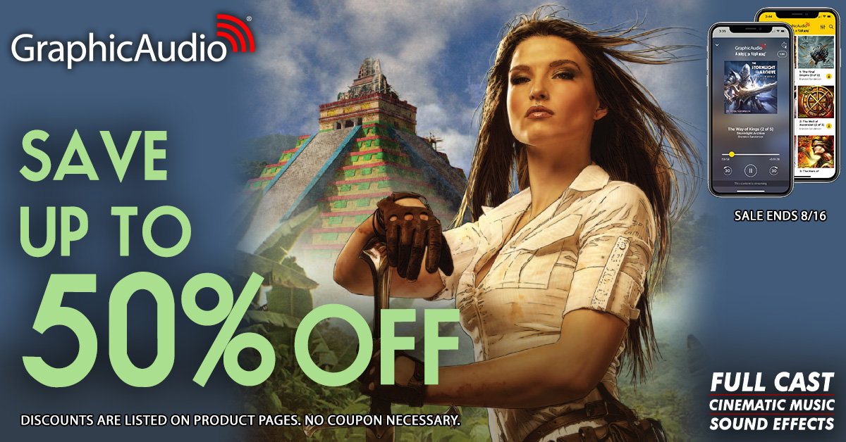 Save up to 50% Off select titles through August 16.