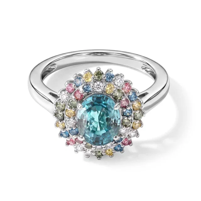 Labor Diamant & Zirkon Ring