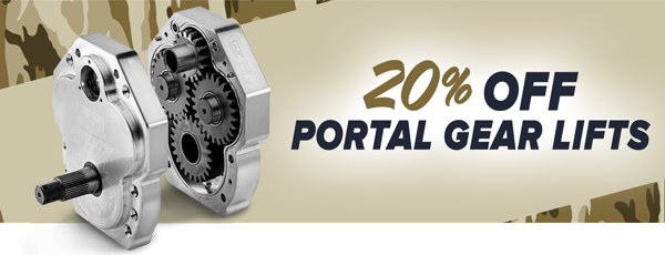 20% Off Portal Gear Lifts