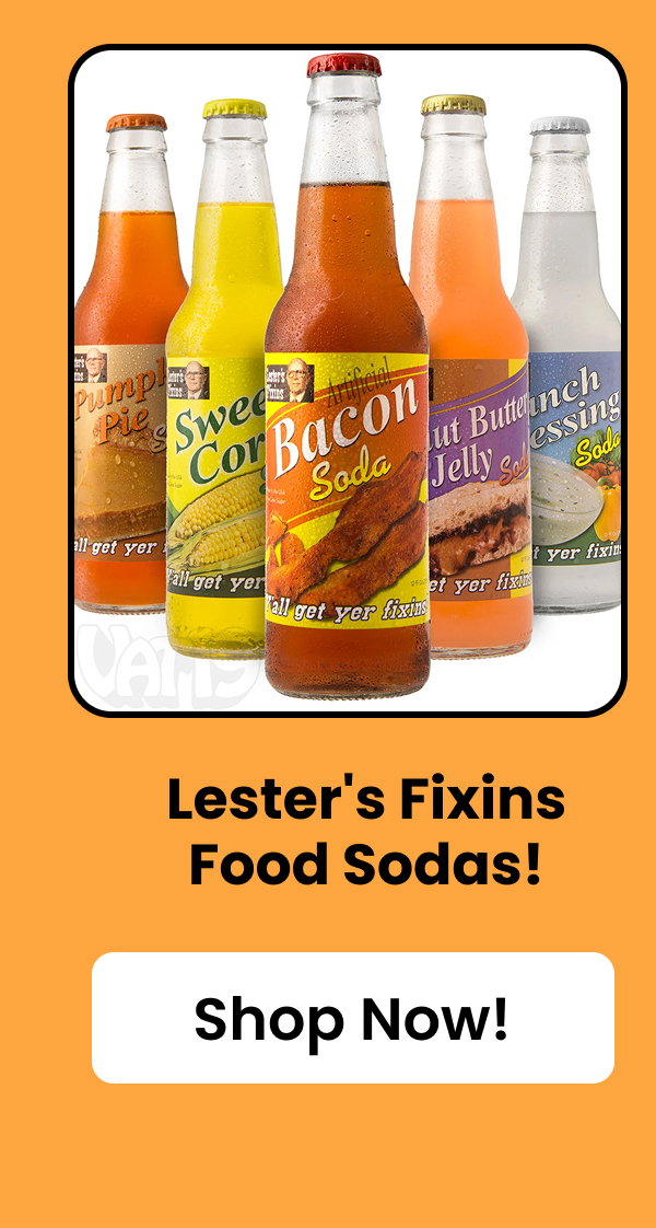 Lester's Fixins Food Sodas!
