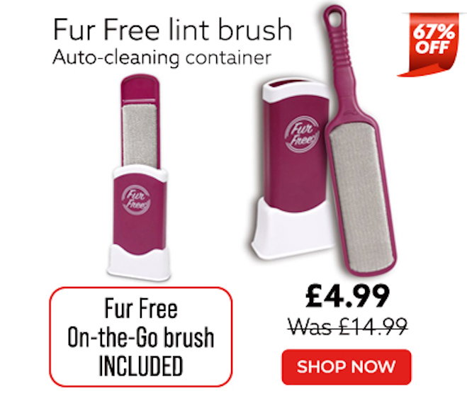 Fur Free Double Sided Lint Brush