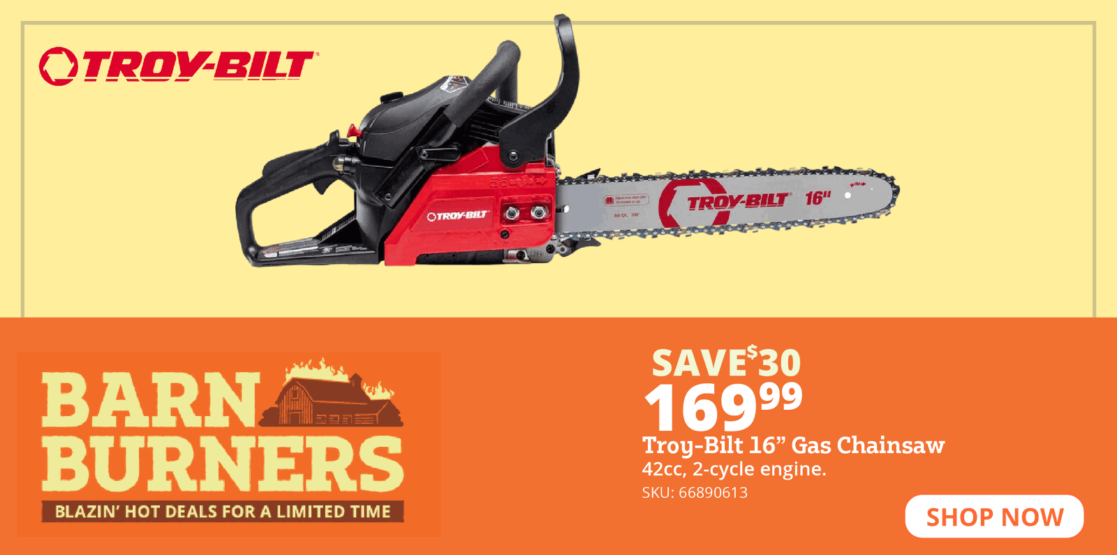 barn burner chainsaw