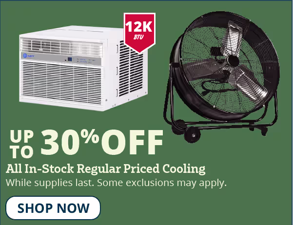 30% off cooling