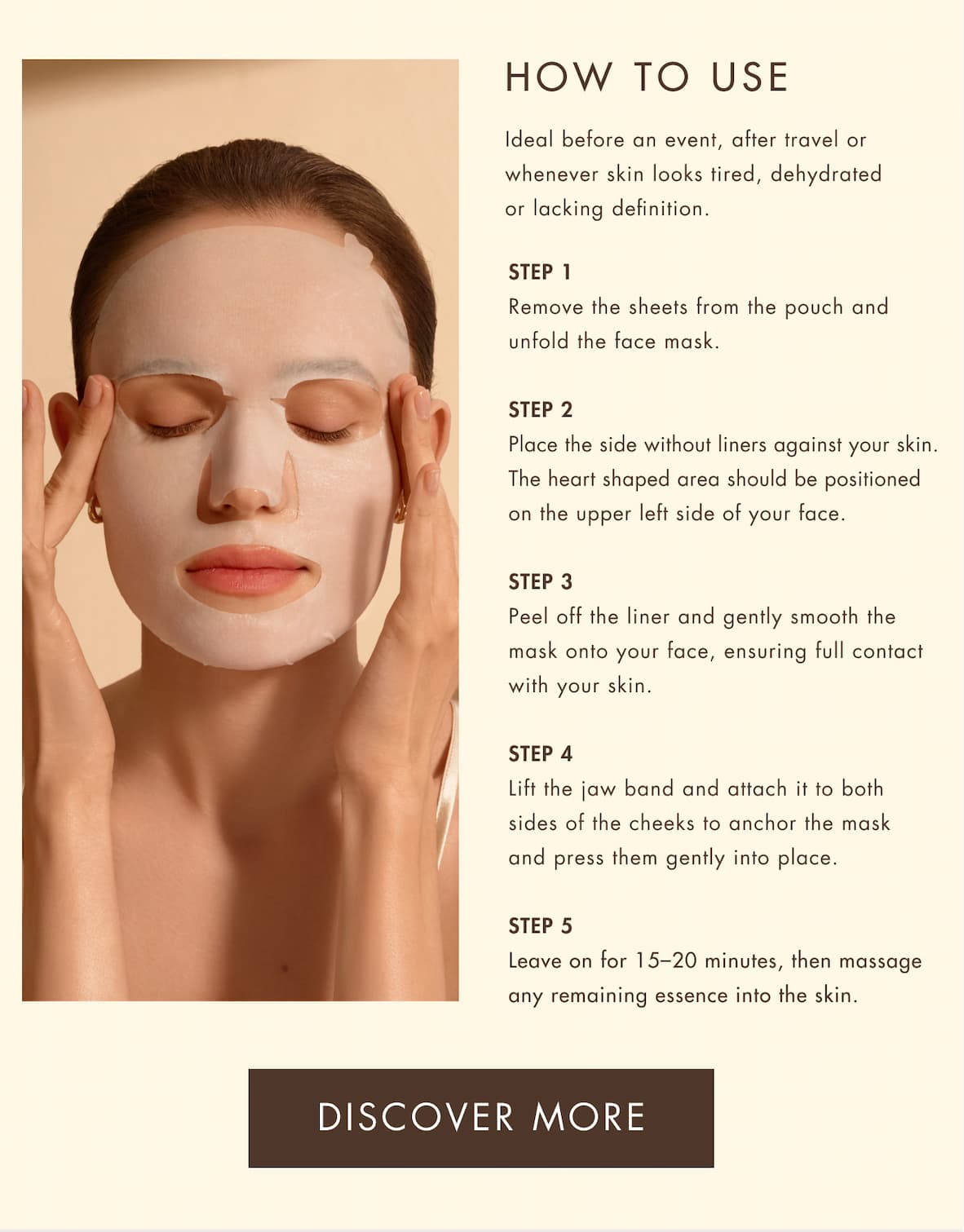 EVE LOM FIRMING FACE SHEET MASK HOW TO USE