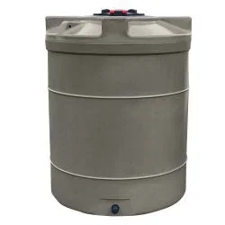 Image of Cuve de stockage d’eau aérienne 3000 L, en PEHD gris beige Aquatèque