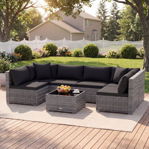 Costway 7PCS Patio R...
