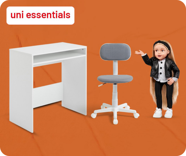 Desks, chairs, printers and more to help them get set.