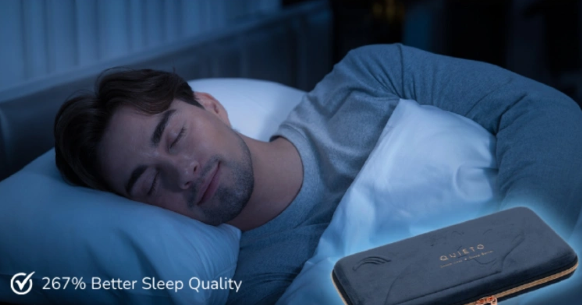 QUIETO: Snore Less, Sleep Better