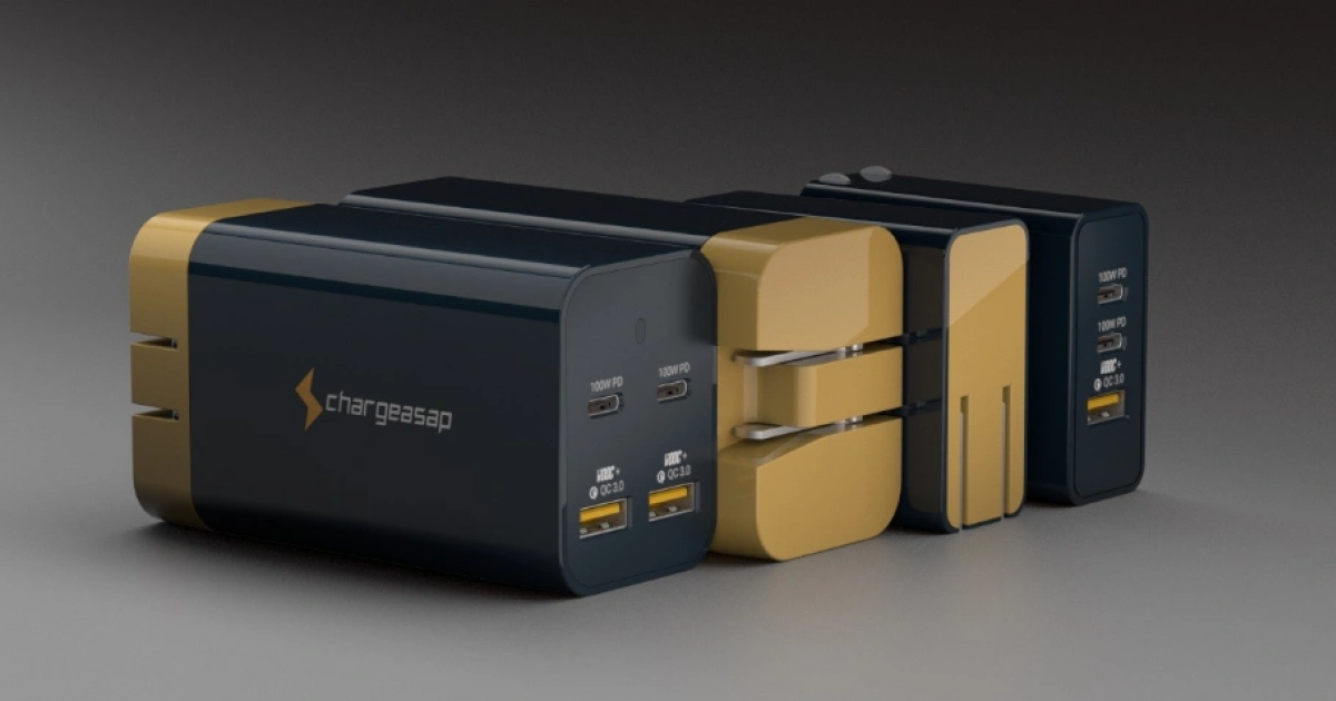 Omega: World's Smallest 100W & 200W USB-C Charger