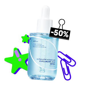 Isntree <br>Ultra-Low Molecular Hyaluronic Acid Serum