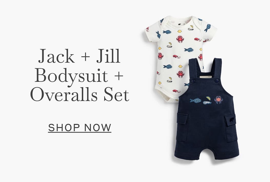 Jack + Jill Bodysuit + Overalls Set - Shop Now