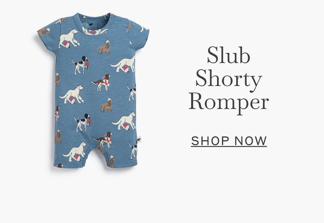 Slub Shorty Romper - Shop Now