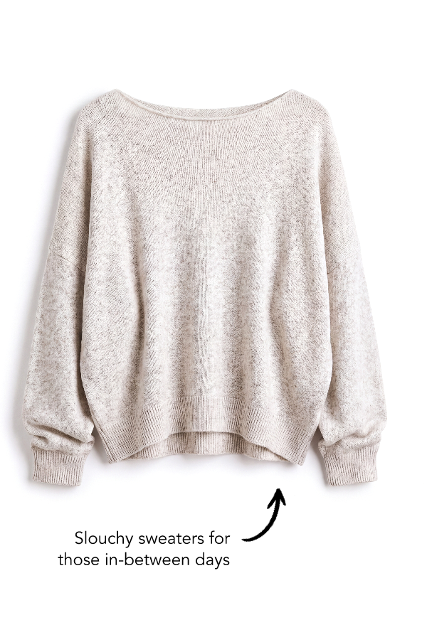 Off The Shoulder Plush Slouchy Sweater