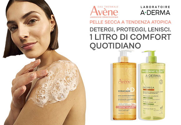 A-Derma Avene - Scopri ed acquista le promo sui MAXI FORMATI igiene dei marchi