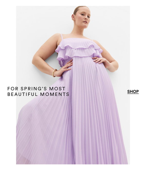 Shop the Aida Ruffle Pleat Maxi Dress