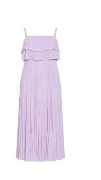 Shop the Aida Ruffle Pleat Maxi Dress