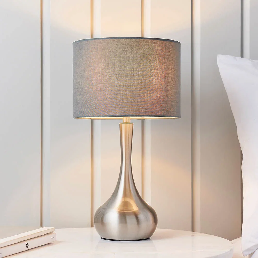 Image of Piccadilly 1 Light Table Lamp Nickel