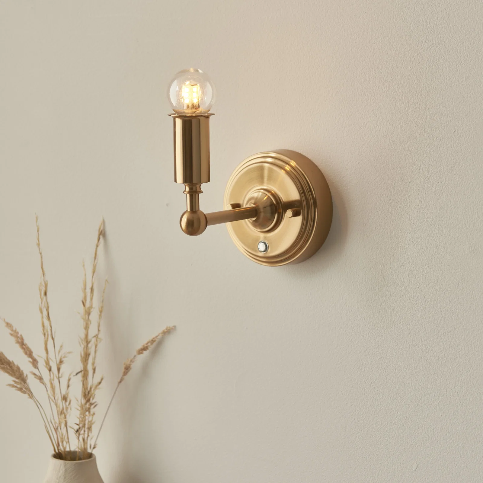 Image of Burley Rechargeable Wall Light Aged Brass