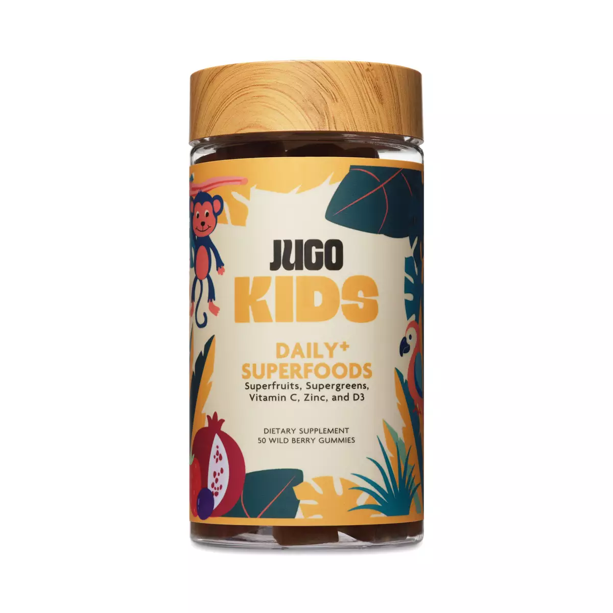 Kids Daily + Superfoods Gummies, Wild Berry