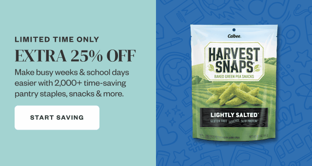 Limited Time Only: Extra 25% Off. Start Saving.