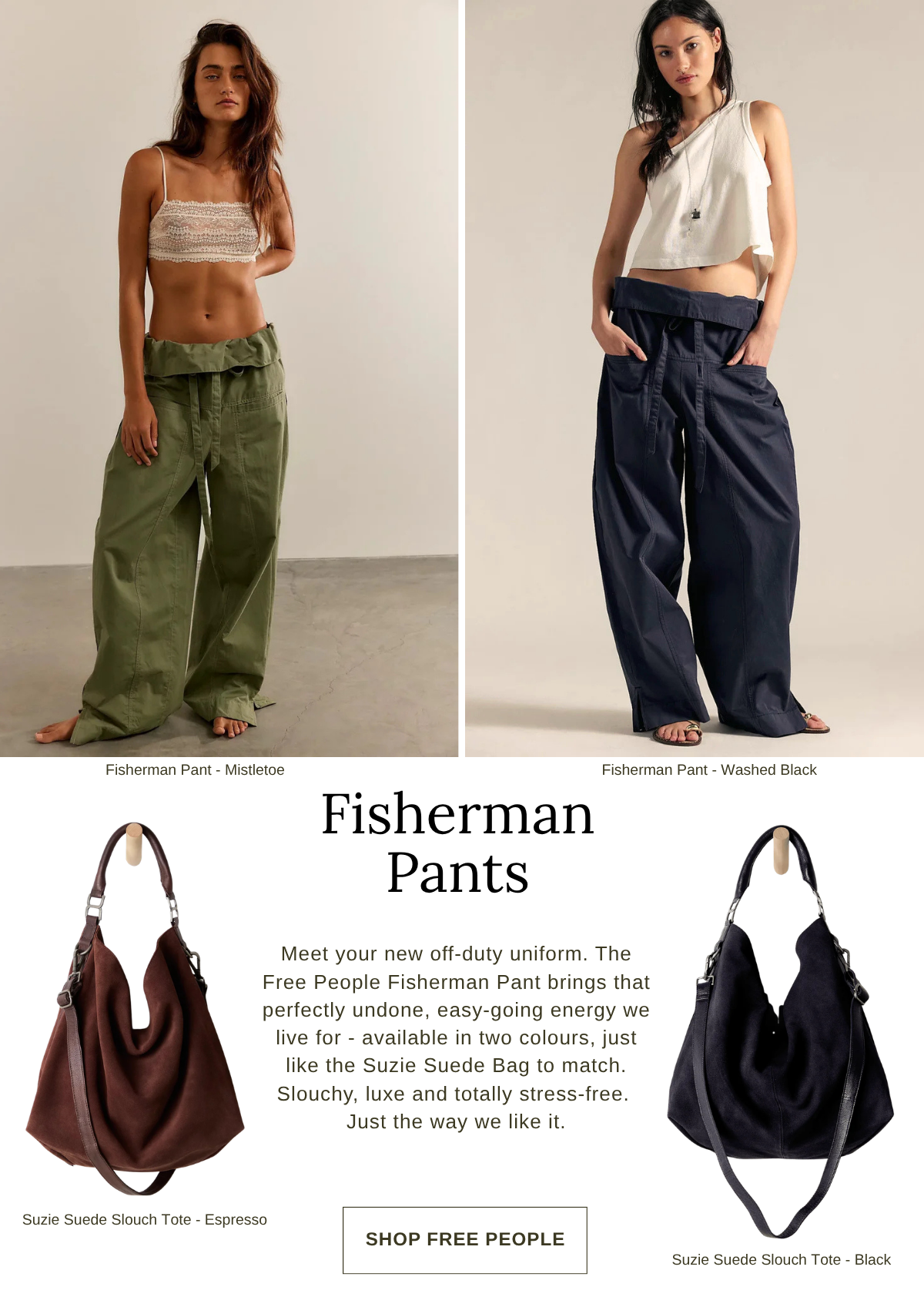 Free People Fisherman Pants are in 2 colours