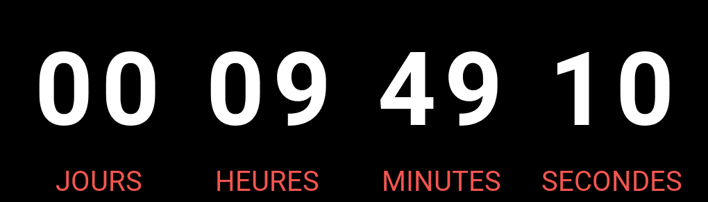 Compte à rebours jusqu'à 07:00