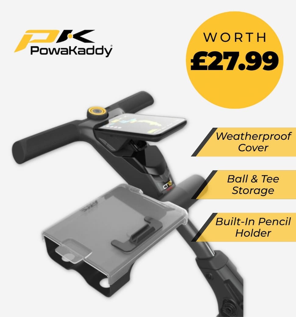 Powakaddy Unisex Easy To Fit Stylish Golf Trolley Scorecard Holder