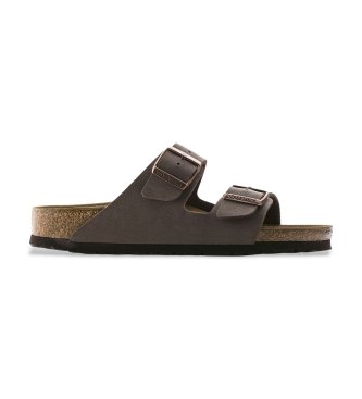 Sandalias de Piel Arizona Birko-Flor Nubuck (Ajuste Estrecho) marrón