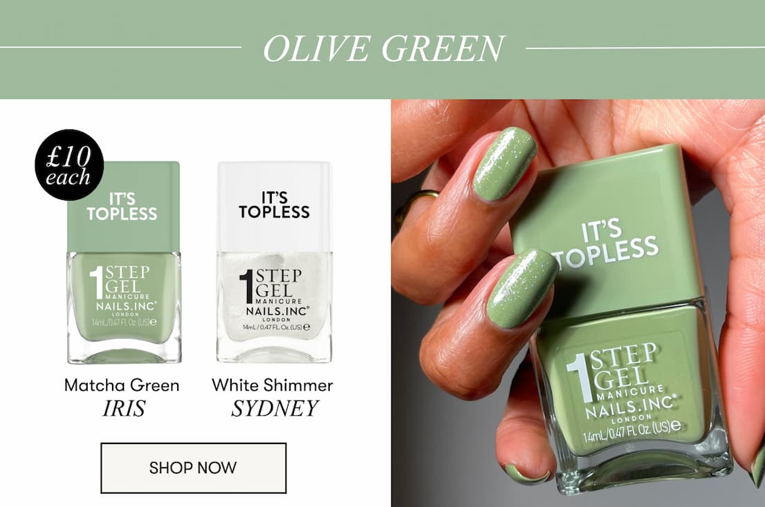 Green nail polish