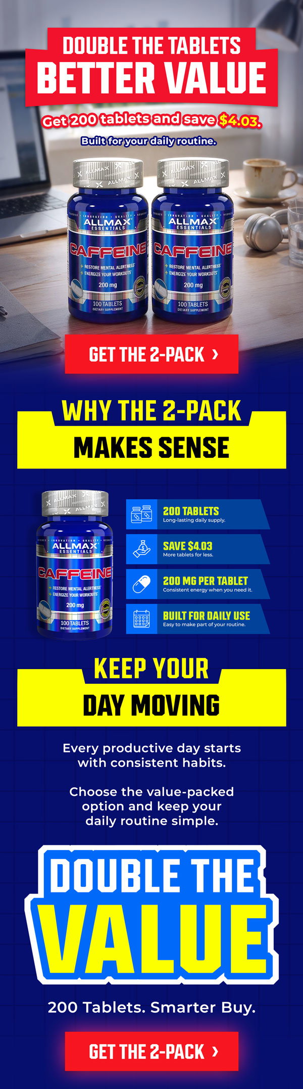 Buy ALLMAX Nutrition Caffeine Pills