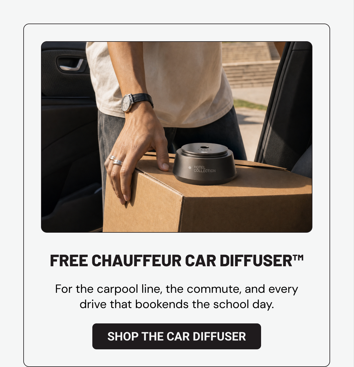 Free Chauffeur Car Diffuser