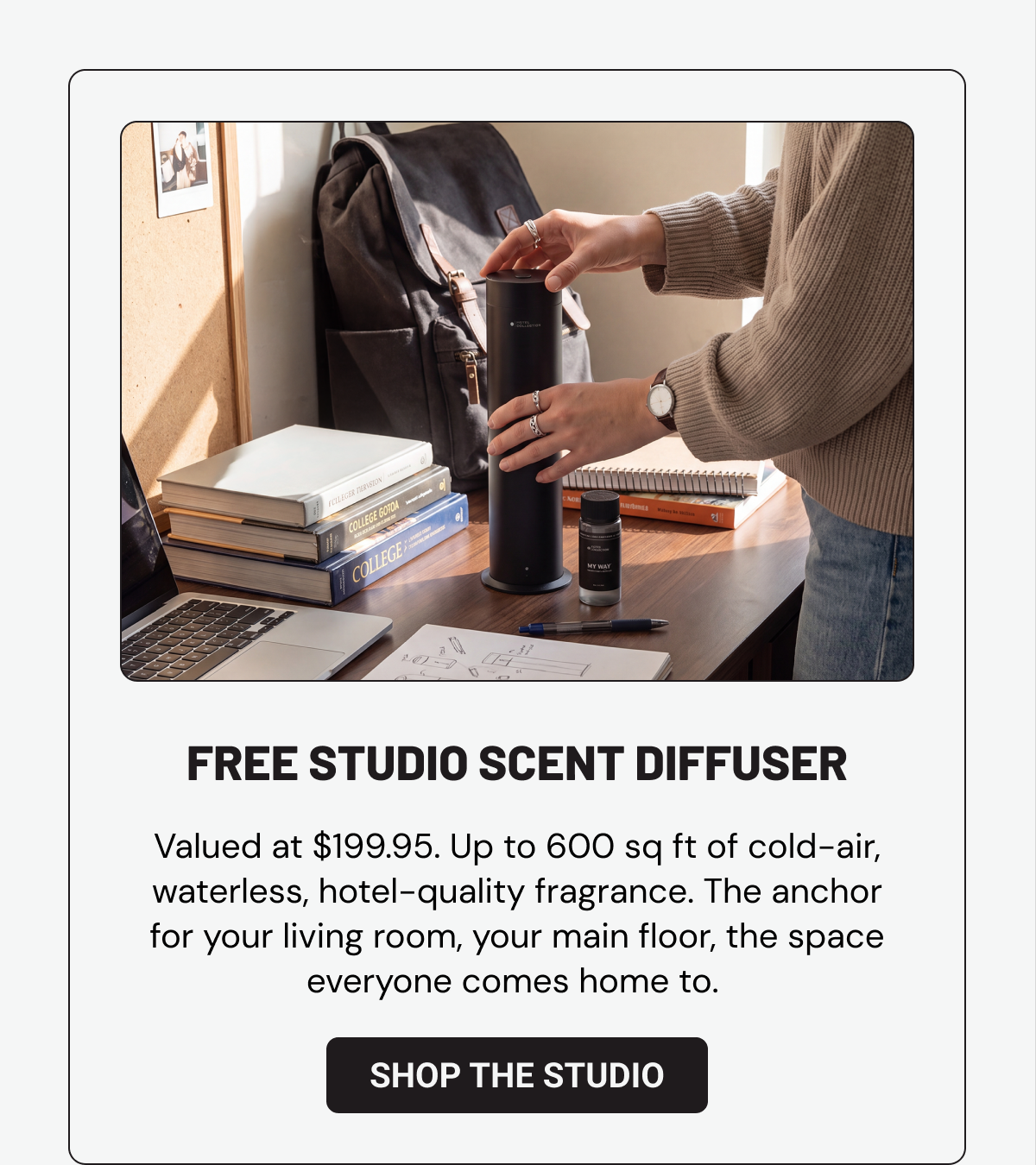 Free Studio Scent Diffuser