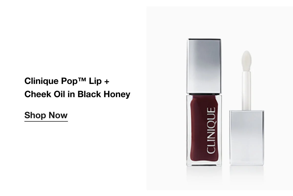Clinique Pop™ Lip + Cheek Oil in Black Honey | Shop Now